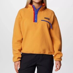 Columbia Helvetia II Half-Snap Fleece Pullover 1X Sunstone NWT